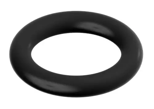 Schwarzer O-Ring von Bosch mit runder Form und durchgehendem, glatten Rand, geeignet für Dichtungs- und Abdichtungsanwendungen.